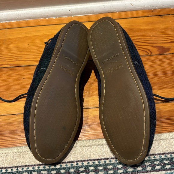 Sperry Top aside x J Crew Women’s Blue Plaid Chukka Shoes - Sherpa Lined - Picture 5 of 6